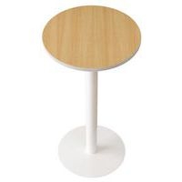 Table de réunion haute Easy office plateau Ø 60 cm coloris uni - Image principale