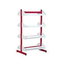 Rayonnage tablettes droites, double face Zédia - Image principale