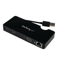 Mini station d'accueil USB 3.0 universelle portable HDMI, VGA, Gigabit Ethernet - Image principale