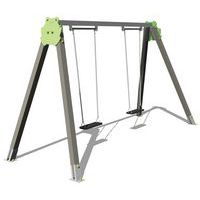 Portique 2 balançoires - alu - Image principale