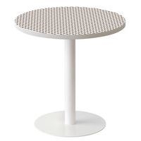 Guéridon Easy Office bas pied métal Ø 60 cm plateau Décor Brun - Image principale