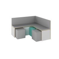 Banquette d'angle Filos assise mousse grise - Image 4