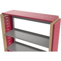 Tablette chapeau d'habillage métal pour rayonnage Ellipse - Manutan Expert - Image principale