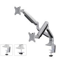 Support de bureau pour 2 écrans informatique, à serrer - NEWSTAR - Image 2