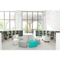 Table de consultation Filos ronde Ø120cm - blanc - Image 2