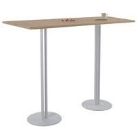 Mange-debout Roxane 2 pieds piètement double - Image principale