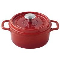 Cocotte en fonte ronde 22 cm -INVICTA- Rubis - Image principale