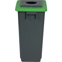 Poubelle de tri verte et grise - Verre - 60 L - Image 3