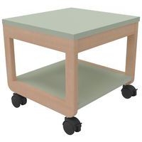 Tabouret adulte mobile Filou vert opale - Image principale