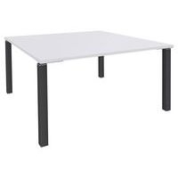Table de réunion carrée 140x140 cm Lounge 4 pieds Simmob - Image 9