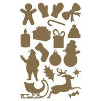 Pochette 20 feuilles gommettes décoratives noël - Image 4