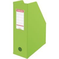 Lot de 10 Porte-revues Esselte, PVC, A4/100 mm VIVIDA vert - Image principale