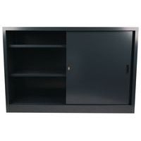 Armoire à monter porte coulissante - Basse - L 160 cm - Manutan Expert - Image 8