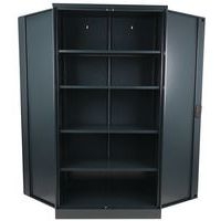 Armoire haute à portes battantes à monter - Largeur 100 cm - Manutan Expert - Image 6