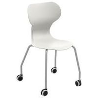 Chaise recyclée sur roulettes Mia Castors - Mirplay School - Image 8