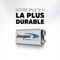 10 Pile Ultimate Lithium - 9V - Lot de 10 - Energizer - Image 7