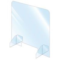 Ecran de protection avec passe document 90 x 65 cm - Image principale