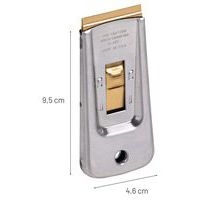 Grattoir de poche pour vitre - 4,5 cm - Manutan - Image 4