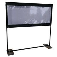 Cloison Covid 160x160 cm en aluminium/PVC ajustable en hauteur - Image principale