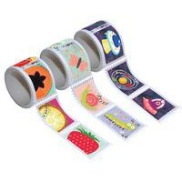 Lot 3 rouleaux timbres adhésifs bons points - Image principale