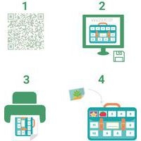 Lot 3 rouleaux timbres adhésifs bons points - Image 2