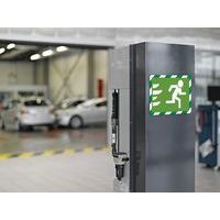 Lot de 2 cadre magneto securite magnetique A4 vert/blanc - Image 5