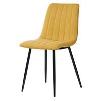 Lot de 4 chaises Xéna moutarde - Image principale