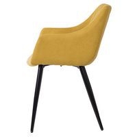 Lot de 2 fauteuils Fiona moutarde - Image 4