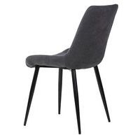 Lot de 4 chaises Mila gris foncé - Image 3