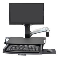 Bras ergonomique StyleView Combo assis-debout avec plan de travail - Ergotron - Image 4