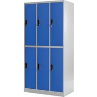 Vestiaire 6 casiers bleu, à monter - Image 4