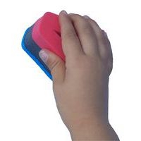 Tampon pochoir éponge double densité avec support - les lettres majuscules - Image 2