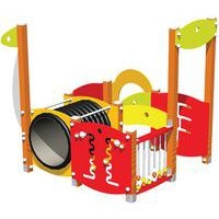 Labyrinthe Ptit Loup 4 modules bois - jambes de scellement - Image principale