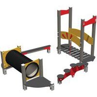 Circuit d'équilibre 2 avec 4 plateformes alu - Fxation platines - Image principale