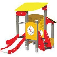 Structure grande tour et grande cabane Ptit Loup alu/inox jambes de scellement - Image principale