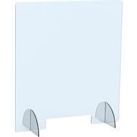 Panneau protection de comptoir 68x75 cm + passe docs 6 cm - Image principale