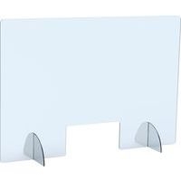 Panneau protection de comptoir 98x68 cm + passe docs 15 cm - Image principale