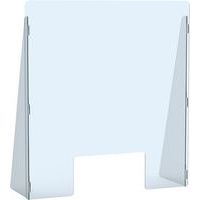 Panneau protection de comptoir 68x74 cm + passe docs 15 cm - Image principale