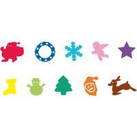 Valisette 10 tampons pochoirs - noël - Image 2