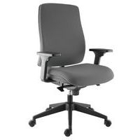 Fauteuil Harmonia accoudoirs réglables Gris moyen - Image principale