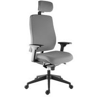 Fauteuil Harmonia acc.régl.+têtière - Manutan Expert - Image principale