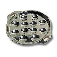 Assiette à escagots 6 places inox ø15,6 cm - Image principale