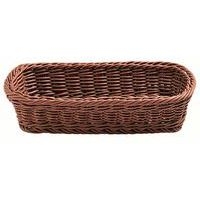 Corbeille en polypropylène GN 1/3 32,5x17,6x6,5 cm marron - Image principale