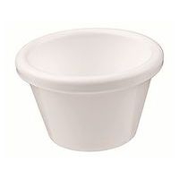 Lot de 12 ramequins en composite 4cl blanc - Image principale