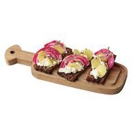 Mini planche rectangulaire en acacia 25x8x1,5 cm - Image principale