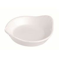 Mini plat à oeuf en porcelaine ø7 cm2,5cl blanc - Image principale
