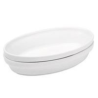 Plat Sabot en porcelaine 35cl blanc - Image principale