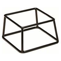 Support saladier en zinc 18x18x10 cm noir - Image principale