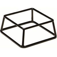 Support saladier en zinc 18x18x8 cm noir - Image principale