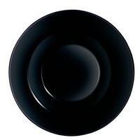 Assiette à pâtes en verre sodocalcique ø28,5 cm noir-Black-Arcoroc - Image principale